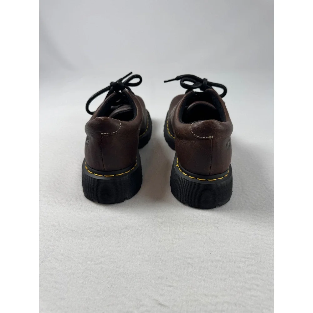 Grunge Dr. Martens Mens 9 Womens 10 11290 Oxford Shoes Brown Leather Lug Sole